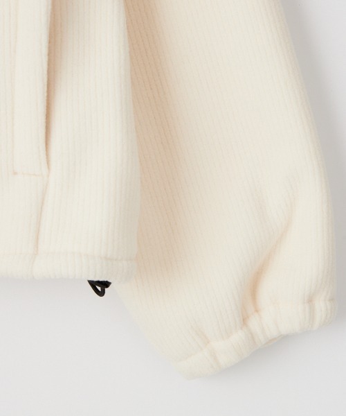 FRED PERRY（フレッドペリー）の「【WEB先行予約】[FRED PERRY/フレッドペリー] 別注 コード フリースジャケット（その他アウター・レディース・ブラック/オフホワイト・S/M/L/XL）」の3枚目の写真