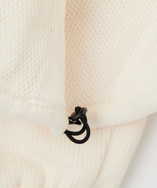 FRED PERRY（フレッドペリー）の「【WEB先行予約】[FRED PERRY/フレッドペリー] 別注 コード フリースジャケット（その他アウター・レディース・ブラック/オフホワイト・S/M/L/XL）」の7枚目の写真