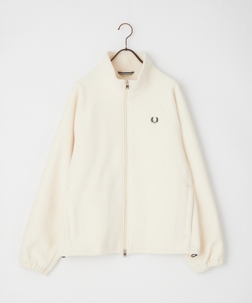 FRED PERRY（フレッドペリー）の「【WEB先行予約】[FRED PERRY/フレッドペリー] 別注 コード フリースジャケット（その他アウター・レディース・ブラック/オフホワイト・S/M/L/XL）」の11枚目の写真