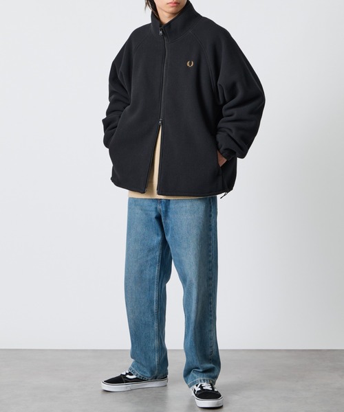 FRED PERRY（フレッドペリー）の「【WEB先行予約】[FRED PERRY/フレッドペリー] 別注 コード フリースジャケット（その他アウター・レディース・ブラック/オフホワイト・S/M/L/XL）」の17枚目の写真
