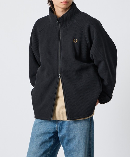 FRED PERRY（フレッドペリー）の「【WEB先行予約】[FRED PERRY/フレッドペリー] 別注 コード フリースジャケット（その他アウター・レディース・ブラック/オフホワイト・S/M/L/XL）」の16枚目の写真