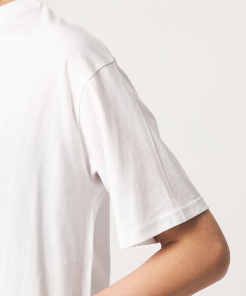 green label relaxing(グリーンレーベルリラクシング)の「【WEB限定】<at ease>レースキャミ × Tシャツ セット(Tシャツ/カットソー・レディース・ブラック/ホワイト・FREE)」の4枚目の写真