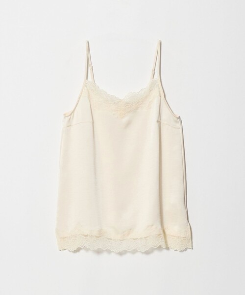 green label relaxing(グリーンレーベルリラクシング)の「【WEB限定】<at ease>レースキャミ × Tシャツ セット(Tシャツ/カットソー・レディース・ブラック/ホワイト・FREE)」の12枚目の写真