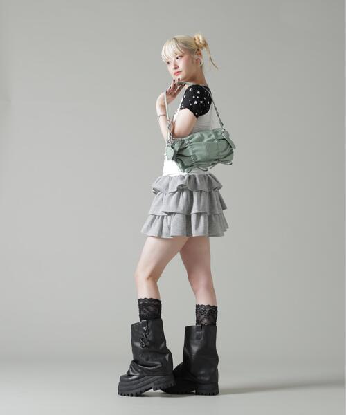 L.H.P(エルエイチピー)の「MAVYTH/メヴィス/HEART CHARM PU BAG(ショルダーバッグ・レディース・ブラウン/ホワイト/ライトグリーン/ブラック・F)」の19枚目の写真