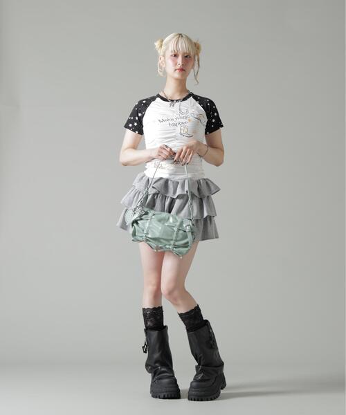 L.H.P(エルエイチピー)の「MAVYTH/メヴィス/HEART CHARM PU BAG(ショルダーバッグ・レディース・ブラウン/ホワイト/ライトグリーン/ブラック・F)」の20枚目の写真