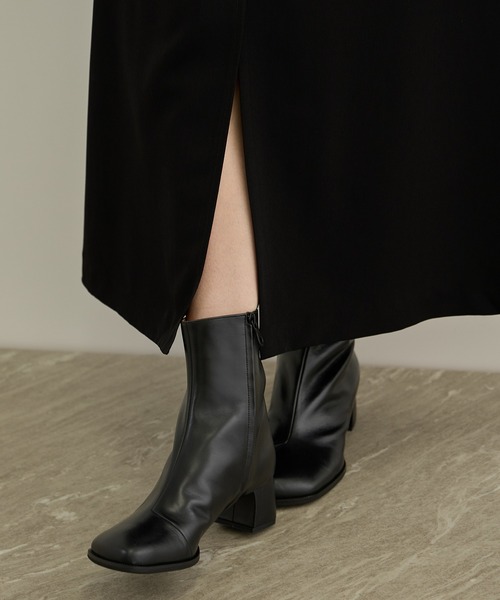 SALON adam et rope'(サロン アダム エ ロペ)の「【WEB限定】マットサテンセミフレアスカート / イージーケア・セットアップ対応(スカート・レディース・ブラウン/ブラック・FREE)」の20枚目の写真
