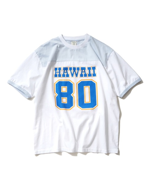 BENCH'S SELECT(ベンチセレクト)の「〈Green Flash〉HAWAII FOOTBALL TEE(Tシャツ/カットソー・メンズ・イエロー/サックスブルー/ホワイト/ネイビー/レッド・LARGE/X-LARGE/SMALL/MEDIUM)」の11枚目の写真
