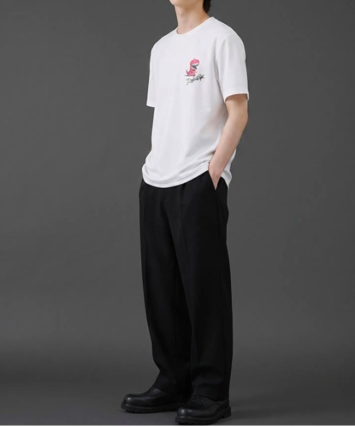 revertical(リバーティカル)の「ダイナソー キャラクター アートグラフィック バックプリント 半袖Tシャツ(Tシャツ/カットソー・メンズ・ピンク/ブラック/ホワイト・MEDIUM/LARGE)」の8枚目の写真
