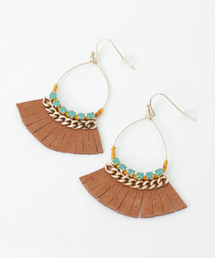 Discoat Parisien | ストーンチェーンタッセルピアス(ピアス（両耳用）)