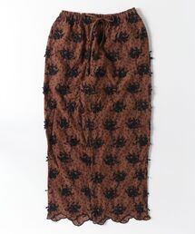 crinkle crinkle crinkle | crinkle crinkle crinkle/3D embroidery leopard pants(その他パンツ)