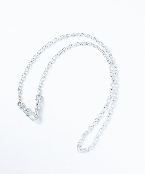 STUDIOUS(ステュディオス)の「【WAKAN SILVER SMITH】C-031 Mebiusu hook necklace S (45cm)(ネックレス・メンズ・シルバー・FREE)」の1枚目の写真