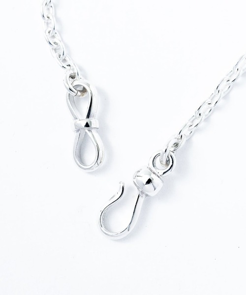 STUDIOUS(ステュディオス)の「【WAKAN SILVER SMITH】C-031 Mebiusu hook necklace S (45cm)(ネックレス・メンズ・シルバー・FREE)」の2枚目の写真