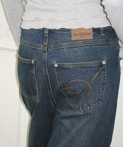 AMESWORLDWIDE(アメスワールドワイド)の「CLASSIC STRAIGHT DENIM PANTS BLUE(デニムパンツ・レディース・その他・MEDIUM/LARGE/SMALL)」の6枚目の写真