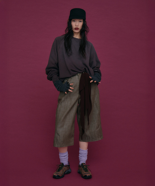 CITYSHOP(シティーショップ)の「ROUTINE SCARF:ストール(ストール/ショール・レディース・ブラウン/グレー/ブルー系その他/オレンジ/グリーン・FREE)」の7枚目の写真