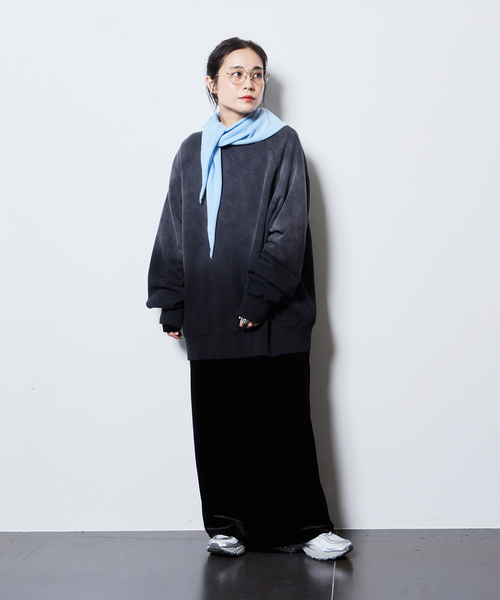 CITYSHOP(シティーショップ)の「ROUTINE SCARF:ストール(ストール/ショール・レディース・ブラウン/グレー/ブルー系その他/オレンジ/グリーン・FREE)」の13枚目の写真