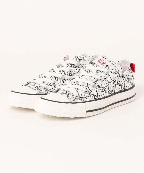 CONVERSE(コンバース)の「【CONVERSE】コンバース ALL STAR OX / HELLO KITTY(オールスターOX / ハローキティ)(スニーカー・レディース・ホワイト系その他・5.5/4.5/4/5)」の1枚目の写真