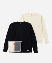 HANES（ヘインズ）の「Hanes x Saturdays NYC Waffle 2Pack LS Pullover（Tシャツ/カットソー）」