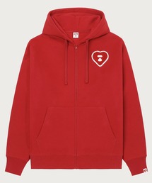 CHENILLE EMBROIDERY ZIP UP HOODIE