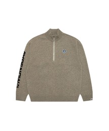 AAPE NOW HALF ZIP KNIT