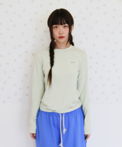 KIKOZY(キコジ)の「Mellow Stripe Long Sleeve_黄色の(Tシャツ/カットソー・レディース・その他・FREE)」の6枚目の写真