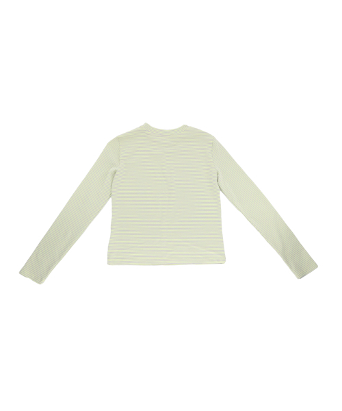 KIKOZY(キコジ)の「Mellow Stripe Long Sleeve_黄色の(Tシャツ/カットソー・レディース・その他・FREE)」の2枚目の写真