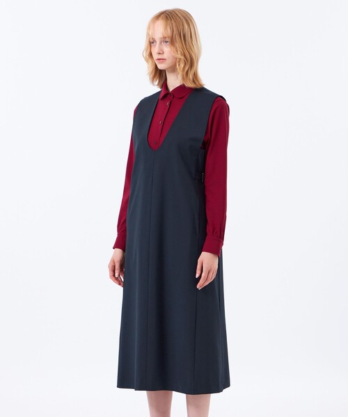 MACKINTOSH PHILOSOPHY(マッキントッシュ フィロソフィー)の「【CRANWELL JUMPSKIRT(クランウェルジャンプスカート)】(ワンピース・レディース・ダークネイビー/グレー系その他2・38/36)」の6枚目の写真