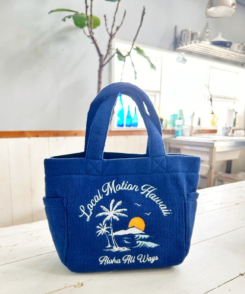 LOCALMOTION HAWAII(ローカルモーション ハワイ)の「モールニットトート(トートバッグ・レディース・ホワイト・ONE SIZE)」の4枚目の写真
