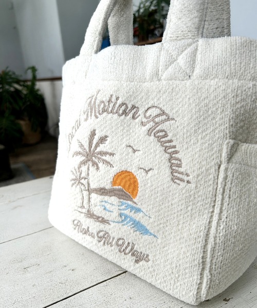 LOCALMOTION HAWAII(ローカルモーション ハワイ)の「モールニットトート(トートバッグ・レディース・ホワイト・ONE SIZE)」の10枚目の写真