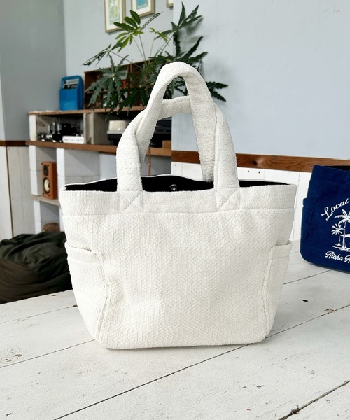 LOCALMOTION HAWAII(ローカルモーション ハワイ)の「モールニットトート(トートバッグ・レディース・ホワイト・ONE SIZE)」の11枚目の写真