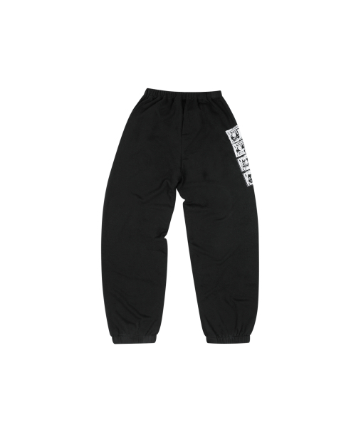 DOGMA EHKS(ドグマ エックス)の「STUDDED CURRENCY SWEAT PANTS BLACK(スウェットパンツ・レディース・その他・FREE)」の3枚目の写真