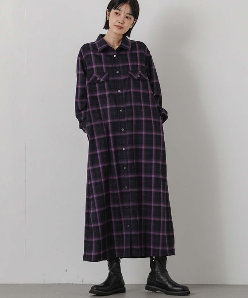 終了値下げ☆Gready Brilliant シャツワンピース ネイビー Gready Brilliant｜グレディブリリアンのシャツワンピース通販 - ZOZOTOWN