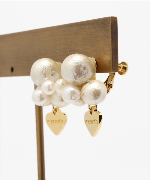 WARMTH(ワームス)の「warmth あわあわパールイヤリング(イヤリング・レディース・ホワイト・FREE)」の3枚目の写真