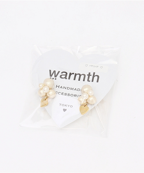 WARMTH(ワームス)の「warmth あわあわパールイヤリング(イヤリング・レディース・ホワイト・FREE)」の5枚目の写真