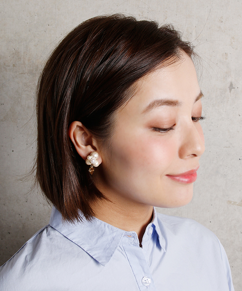 WARMTH(ワームス)の「warmth あわあわパールイヤリング(イヤリング・レディース・ホワイト・FREE)」の6枚目の写真