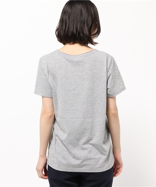 VENCEEXCHANGE（ヴァンスエクスチェンジ）の「ポケット付きTシャツ（Tシャツ/カットソー・レディース・グレー・MEDIUM）」の4枚目の写真