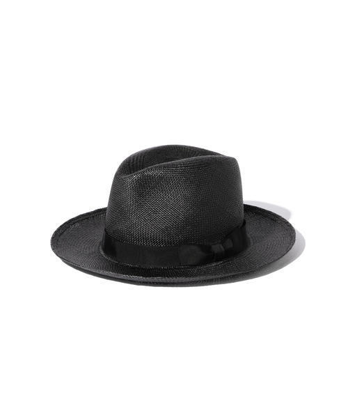 KIJIMA TAKAYUKI（キジマ　タカユキ）の「KIJIMA TAKAYUKI / パナマハット（ハット・メンズ・ブラック/オフホワイト・2(59cm)/1(57cm)/3(61cm)）」の3枚目の写真