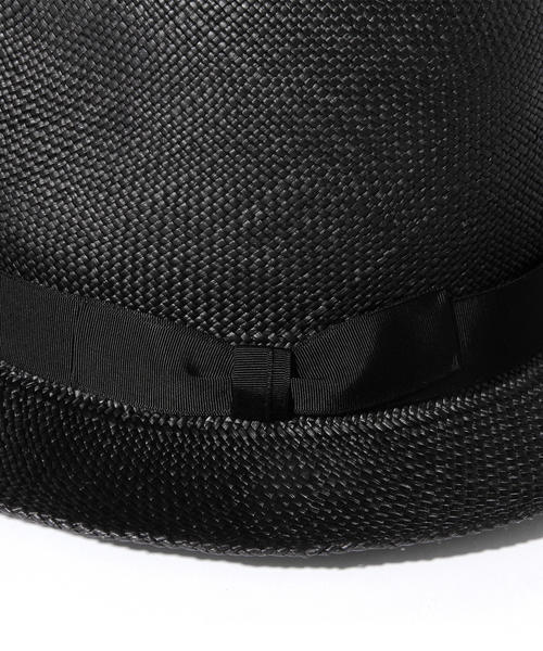 KIJIMA TAKAYUKI（キジマ　タカユキ）の「KIJIMA TAKAYUKI / パナマハット（ハット・メンズ・ブラック/オフホワイト・2(59cm)/1(57cm)/3(61cm)）」の12枚目の写真