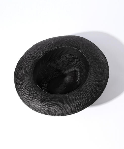KIJIMA TAKAYUKI（キジマ　タカユキ）の「KIJIMA TAKAYUKI / パナマハット（ハット・メンズ・ブラック/オフホワイト・2(59cm)/1(57cm)/3(61cm)）」の5枚目の写真