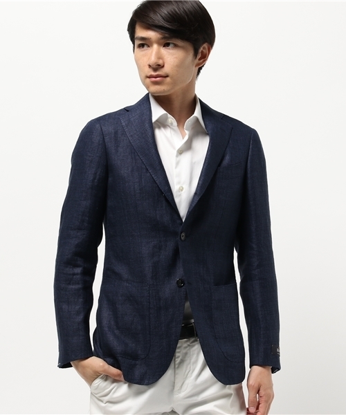 BEAMSF ビームスエフ カシミヤ混 テーラードジャケット 日本製 N613