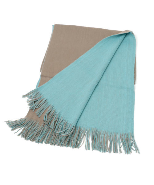 reca(レカ)の「ふんわりカシミアタッチ◇リバーシブル大判ストール(ストール/ショール・レディース・アイボリー/ダークグレー/ライトグレー/キャメル/ミント/ベージュ系その他/レッド系その他/ブルー系その他/ブルー系その他2・FREE)」の16枚目の写真