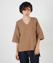 MOUSSY | V/N LOOSE POK(ニット/セーター)