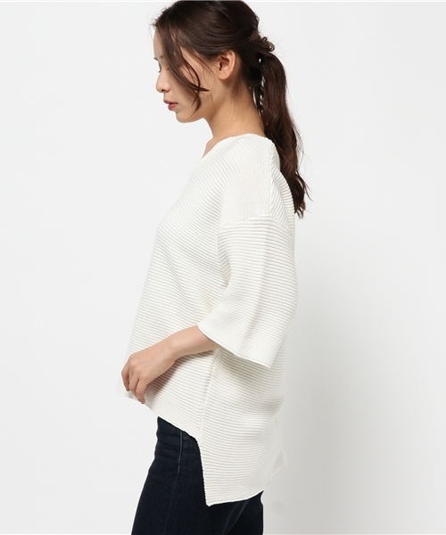 MOUSSY（マウジー）の「V/N LOOSE POK（ニット/セーター・レディース・キャメル/レッド/ライトブラック/オフホワイト・FREE）」の12枚目の写真