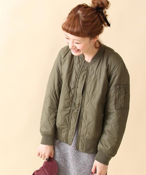 coen（コーエン）の「OUTLAST(R)MA-1（MA-1・レディース・オリーブ/ネイビー・MEDIUM/LARGE）」の2枚目の写真