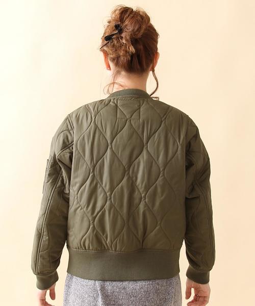 coen（コーエン）の「OUTLAST(R)MA-1（MA-1・レディース・オリーブ/ネイビー・MEDIUM/LARGE）」の13枚目の写真