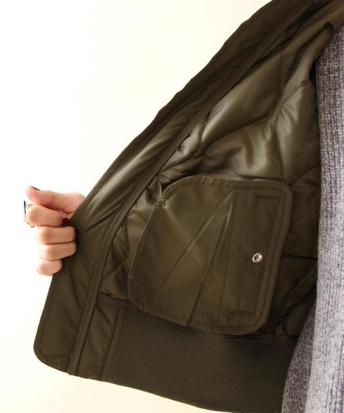 coen（コーエン）の「OUTLAST(R)MA-1（MA-1・レディース・オリーブ/ネイビー・MEDIUM/LARGE）」の9枚目の写真