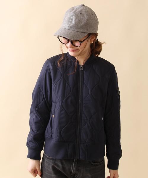 coen（コーエン）の「OUTLAST(R)MA-1（MA-1・レディース・オリーブ/ネイビー・MEDIUM/LARGE）」の11枚目の写真