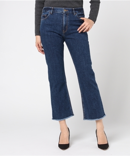 SHIPS(シップス)の「フリンジデニム(デニムパンツ・レディース・ネイビー・38/36/40)」の12枚目の写真