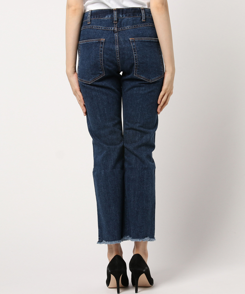 SHIPS(シップス)の「フリンジデニム(デニムパンツ・レディース・ネイビー・38/36/40)」の3枚目の写真