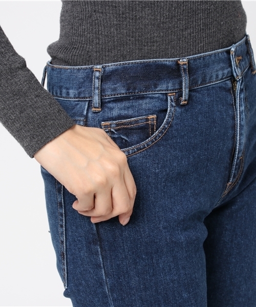 SHIPS(シップス)の「フリンジデニム(デニムパンツ・レディース・ネイビー・38/36/40)」の7枚目の写真