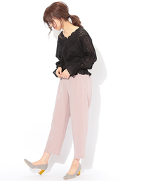 natural couture | PPエアリーテーパードパンツ(その他パンツ)